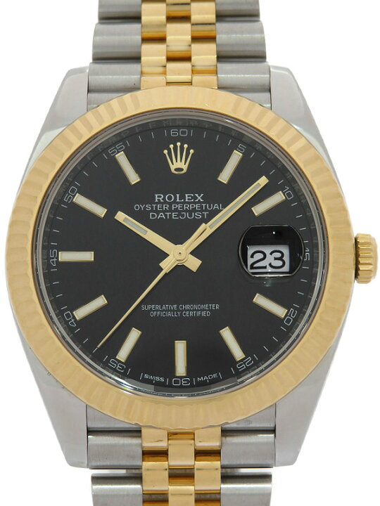 Rolex 41mm Datejust Two Tone 18KT Gold Men’s Watch