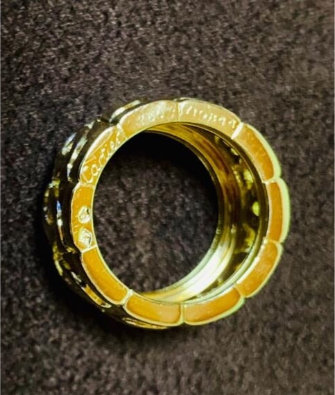 Cartier LM C Entrelaces 18KT Yellow Gold Ring, Size 5.25