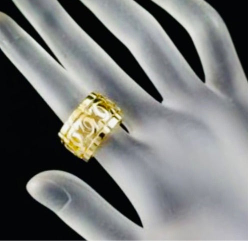 Cartier LM C Entrelaces 18KT Yellow Gold Ring, Size 5.25