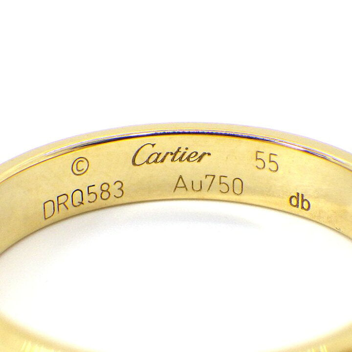 Cartier 18KT Yellow Gold Wedding Love Ring Size 55