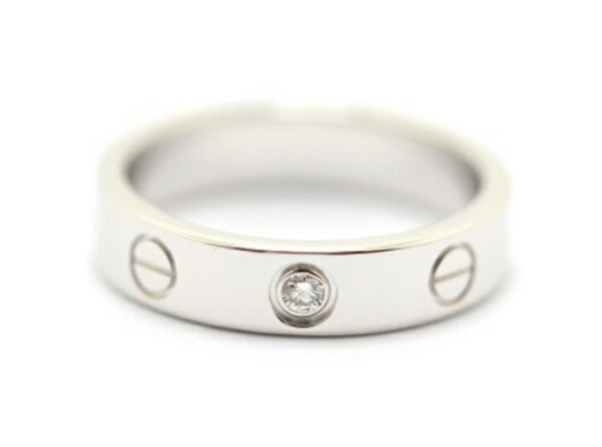 Cartier 1P Diamond Mini Wedding Love Ring #53