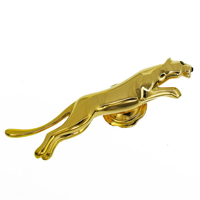 Cartier Panthere Emerald Onyx 18KT Yellow Gold Brooch/ Pin