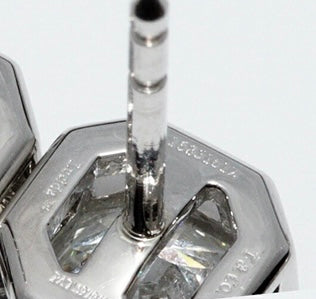 Tiffany & Co. 2.08ct Diamond Lucida G/ VVS2 Platinum Earstuds