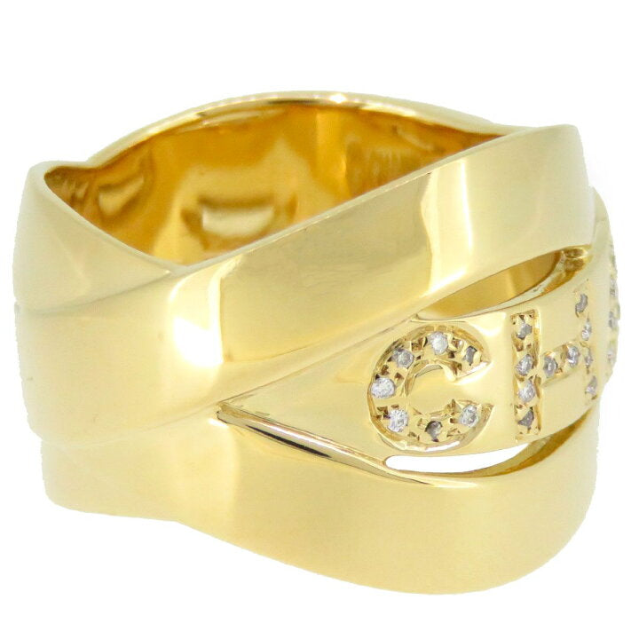 CHANEL Buldoc Diamond & 18Kt Yellow Gold Ring