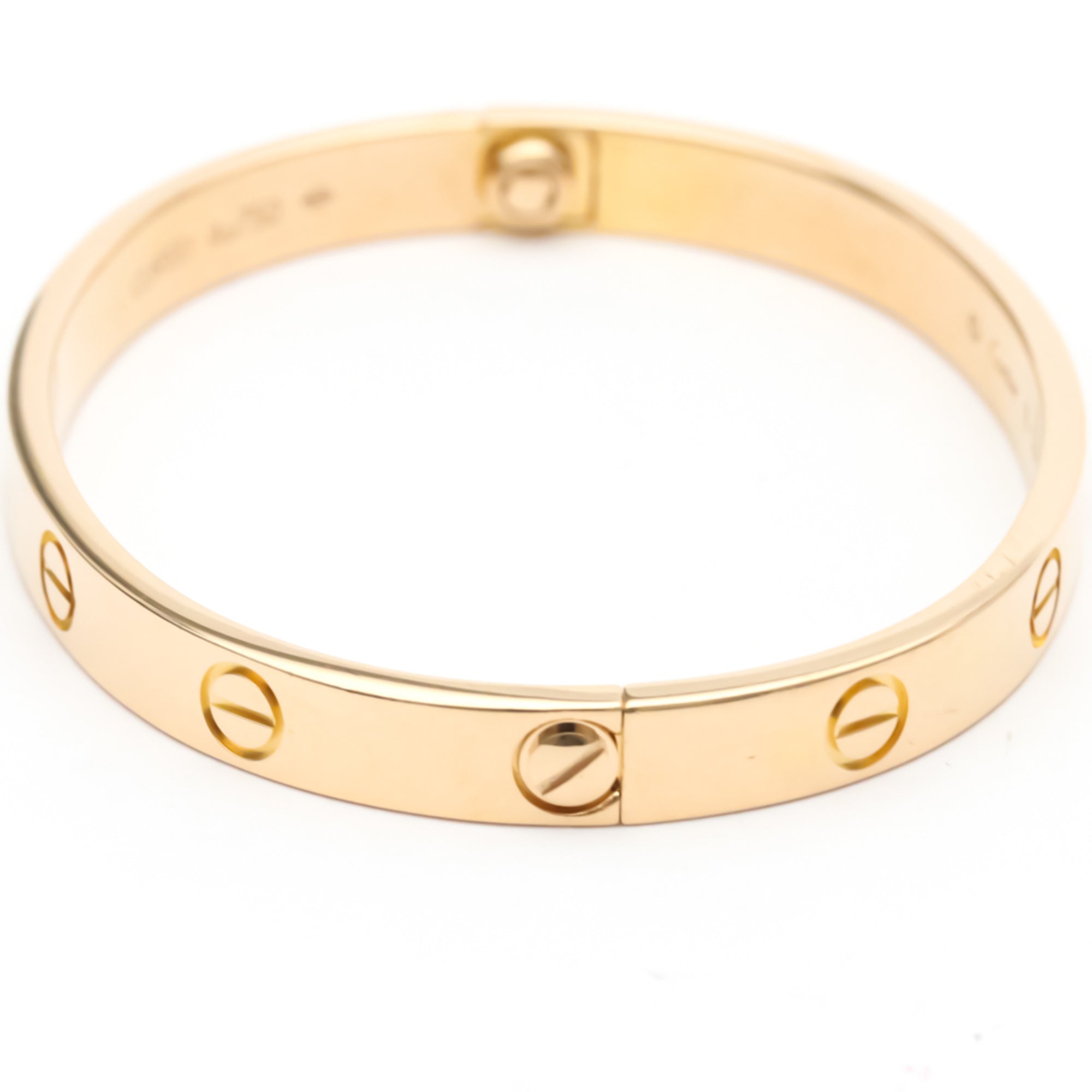 Cartier 18KT Rose Gold Love Bracelet, Size 16 w/ Certificate
