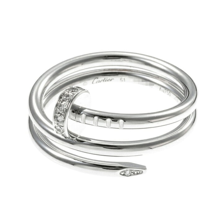 Cartier Diamond Juste Un Clou Nail Ring Size 51