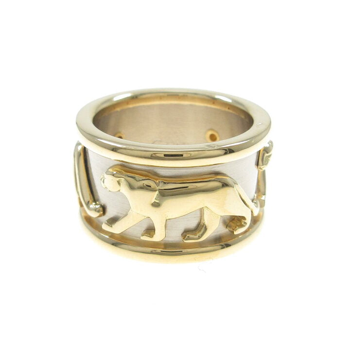 Cartier Walking Panthere 1970’s 18KT White & Yellow Gold Ring Size #54/ 6.5