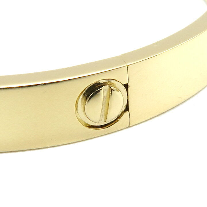 Cartier 18KT Yellow Gold Love Bracelet Size 17 New Screw Sysytem