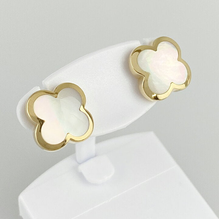 Van Cleef & Arpels Mother of Pearl Pure Alhambra Earrings