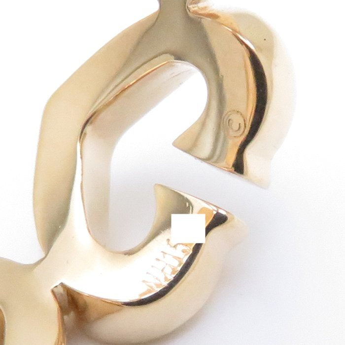 Cartier C Heart Diamond 18KT Yellow Gold Ring Size 5