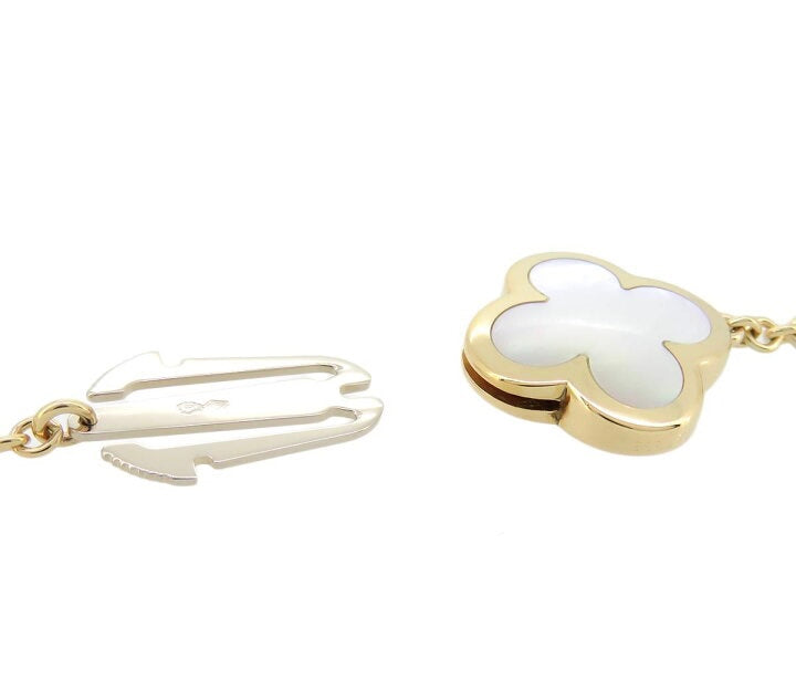 Van Cleef & Arpels Pure Alhambra Mother of Pearl 14-Motif Necklace