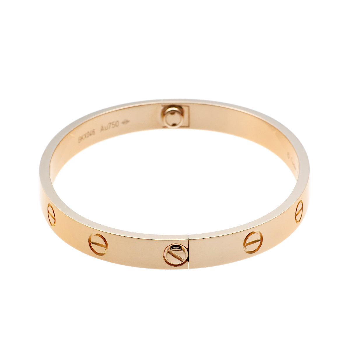 Cartier 18KT Rose Gold Love Bracelet Size 17