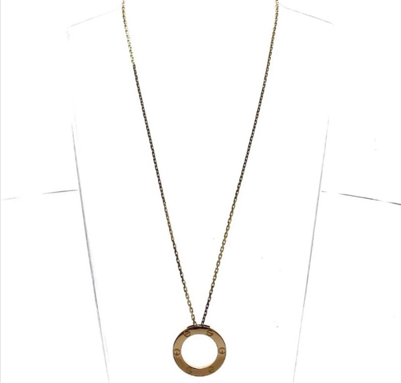 Cartier 18Kt Yellow Gold Love Necklace
