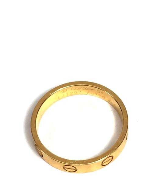Cartier Mini Wedding Love Ring 18KT Yellow Gold #54/ 7