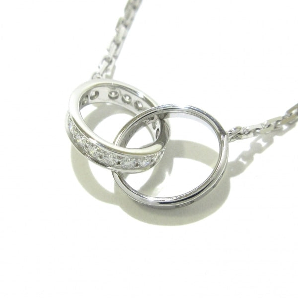 Cartier Diamond Baby 18KT White Gold Love Necklace