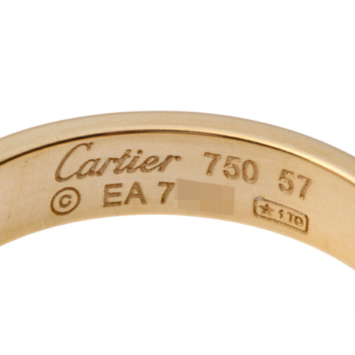 Cartier Mini/ Wedding Love airing 18KT Rose Gold #58/ US 8