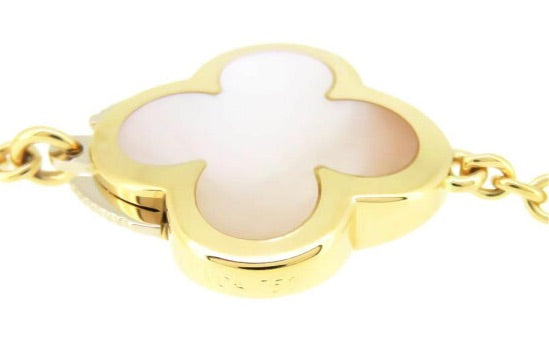 Van Cleef & Arpels Pure Alhambra Mother of Pearl 14-Motif Necklace