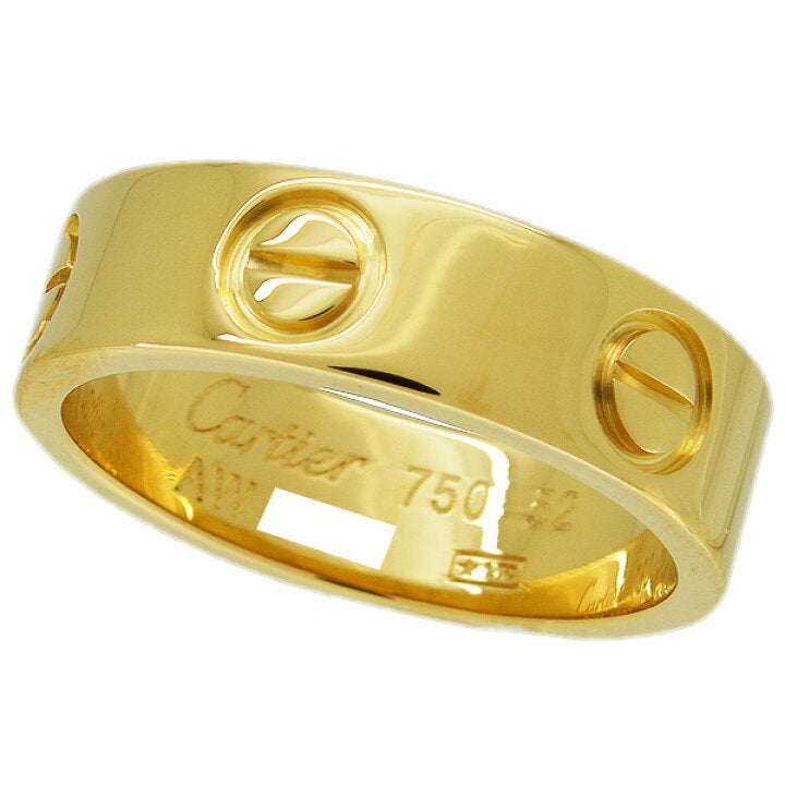 Cartier 18Kt Yellow Gold Love Ring Size 52
