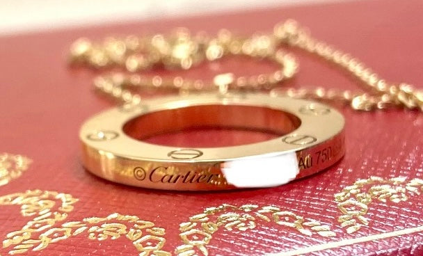 Cartier 18Kt Yellow Gold Love Necklace