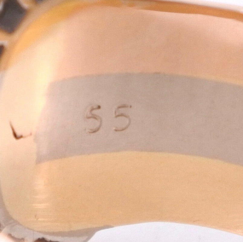 Cartier Wide Double 2C de 18KT Trinity Gold Ring #55/ US 7