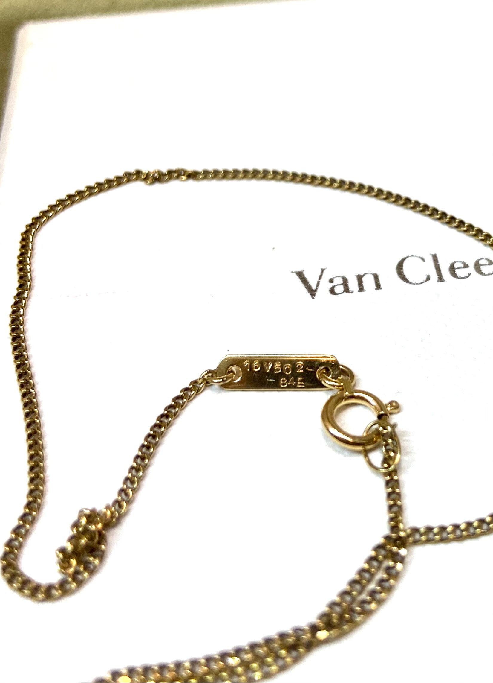 Van Cleef & Arpels Diamond Puffy Heart 18KT Yellow Gold Necklace