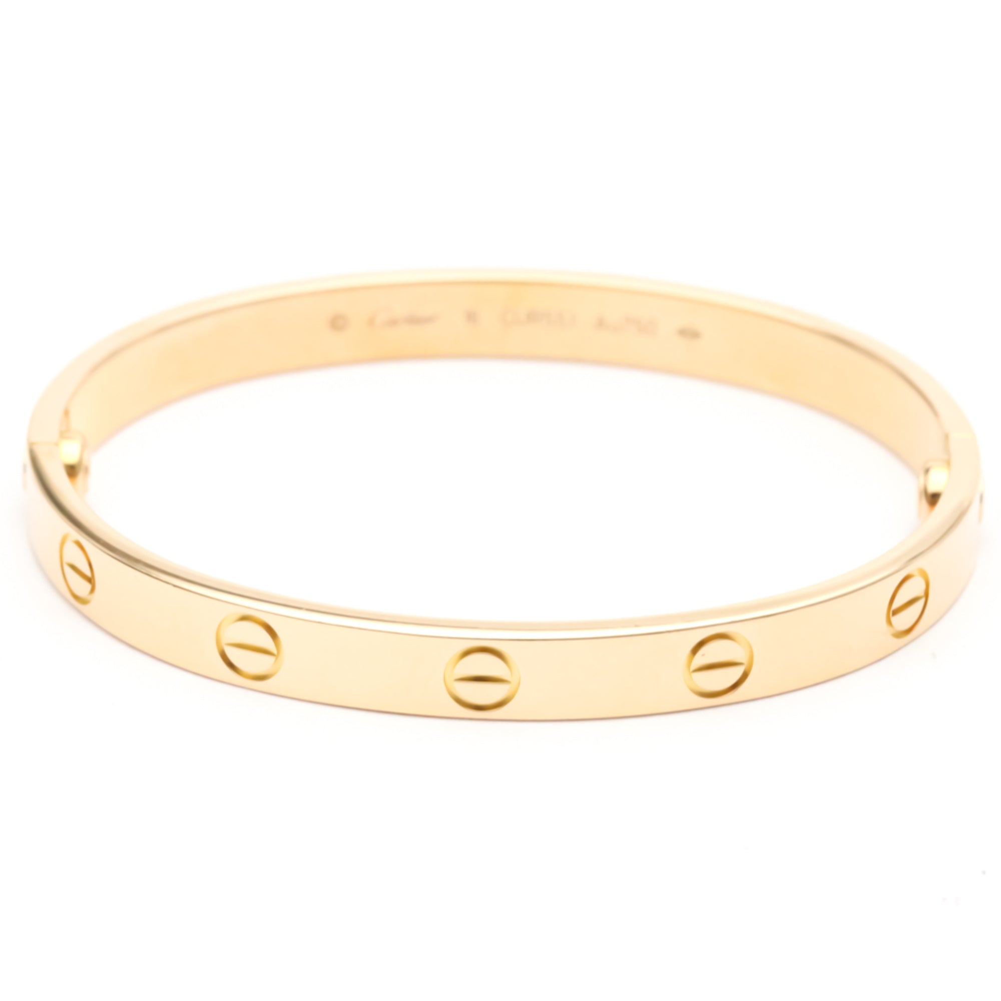 Cartier 18KT Rose Gold Love Bracelet, Size 16 w/ Certificate