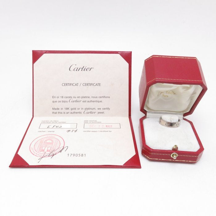 Cartier Love Ring 18KT White Gold #56/ US 7.5