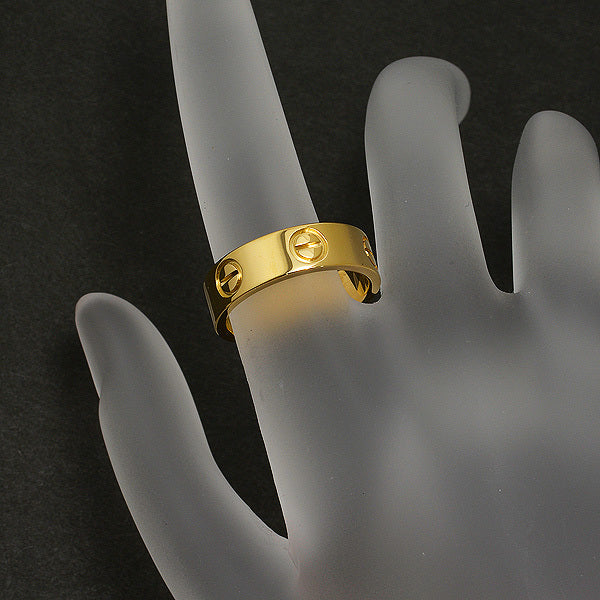 Cartier 18KT Yellow Gold Love Ring Size #52/ 6