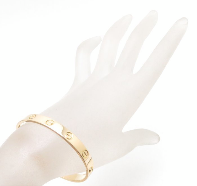 Cartier Love Bracelet 18KT Yellow Gold #16 Screw Motif
