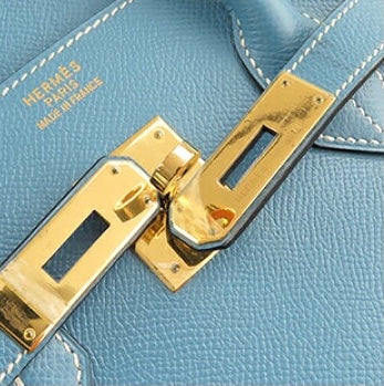Hermès Birkin Bleu Jean Togo Leather w/ GHW