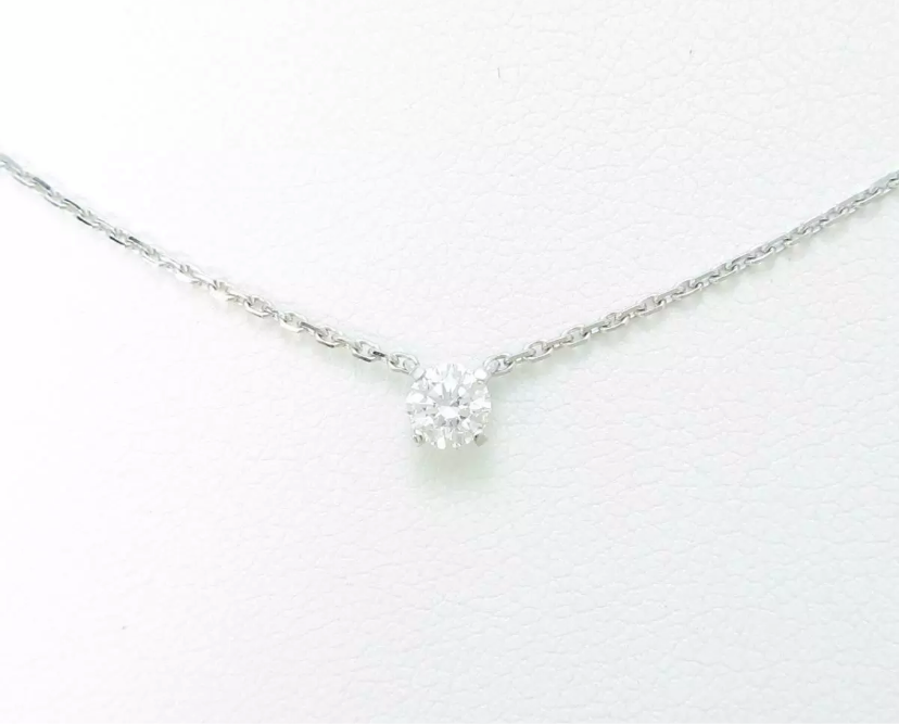 Cartier C de Cartier Diamond 18KT White Gold Necklace