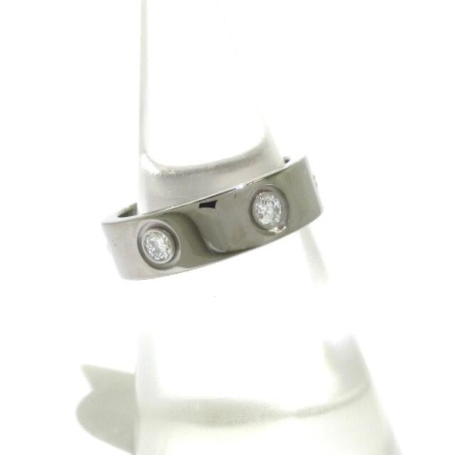 Sale! Cartier Full Diamond Love Ring 18KT White Gold #51/ US 5.5