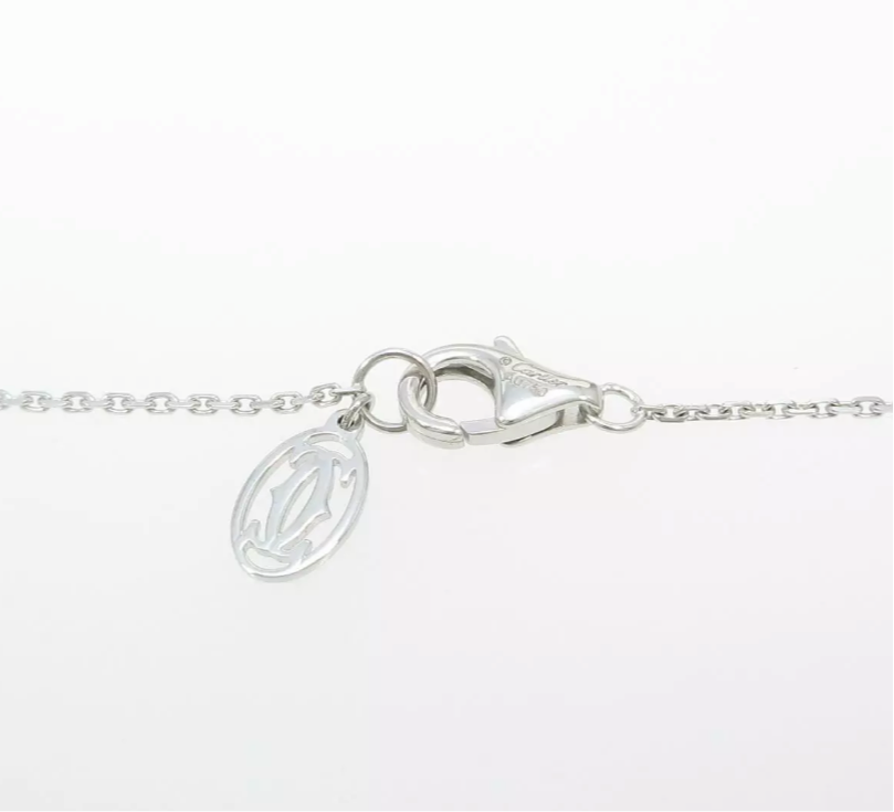 Cartier C de Cartier Diamond 18KT White Gold Necklace