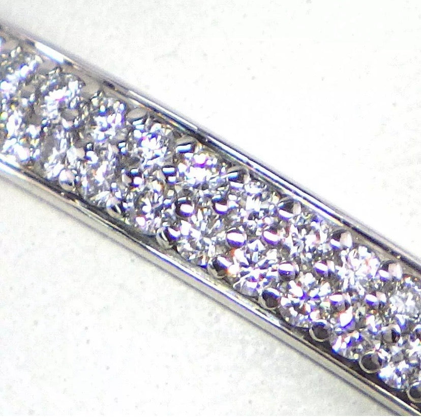 Cartier Trinity Diamond Paved 18KT Gold Ring Sz 6