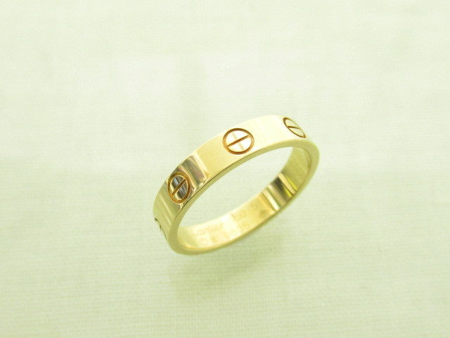 Cartier Mini/ Wedding 18KT Yellow Gold Love Ring #51