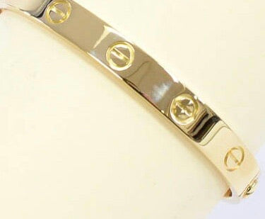 Cartier Yellow Gold Love Bracelet Sz #16