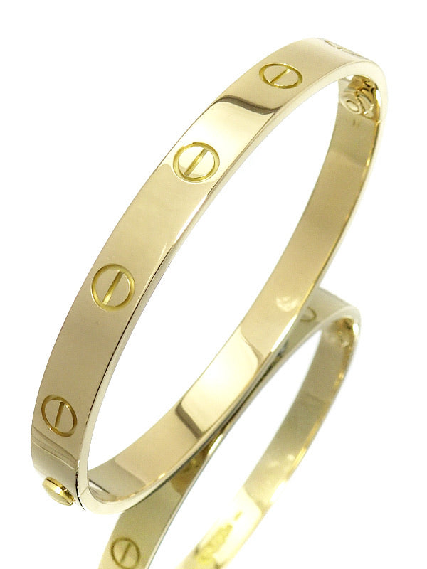 Cartier 18KT Yellow Gold Love Bracelet Size #17