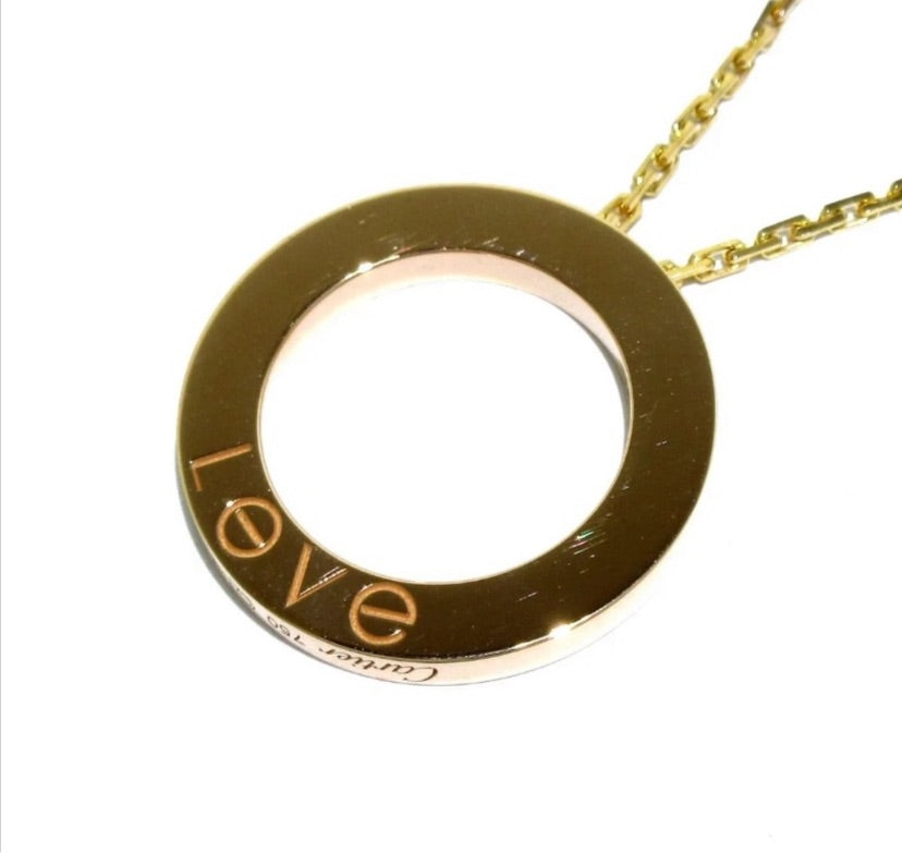 Cartier 18Kt Yellow Gold Love Necklace