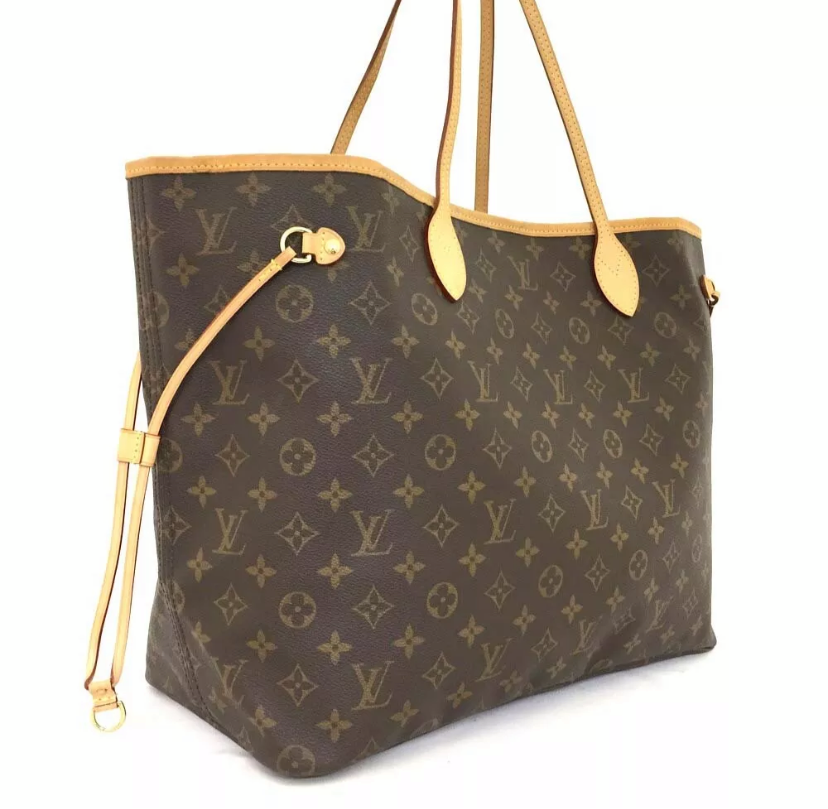 Louis Vuitton Neverfull GM Tote Monogram Canvas Handbag