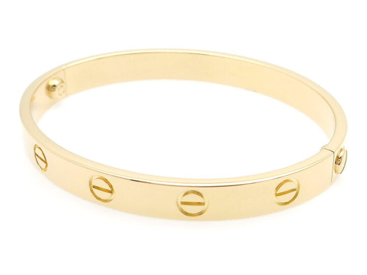 Cartier 18KT Yellow Gold Love Bracelet Size 18 w/ Certificate