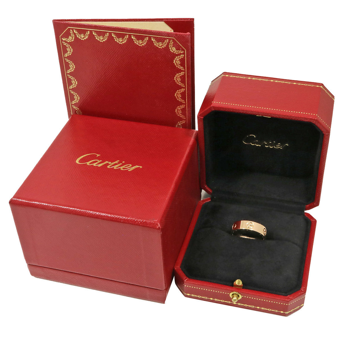 Cartier 18KT Rose Gold Love Ring #56/ 7.5