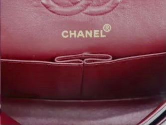 CHANEL Black Lambskin GHW Double Flap Bag