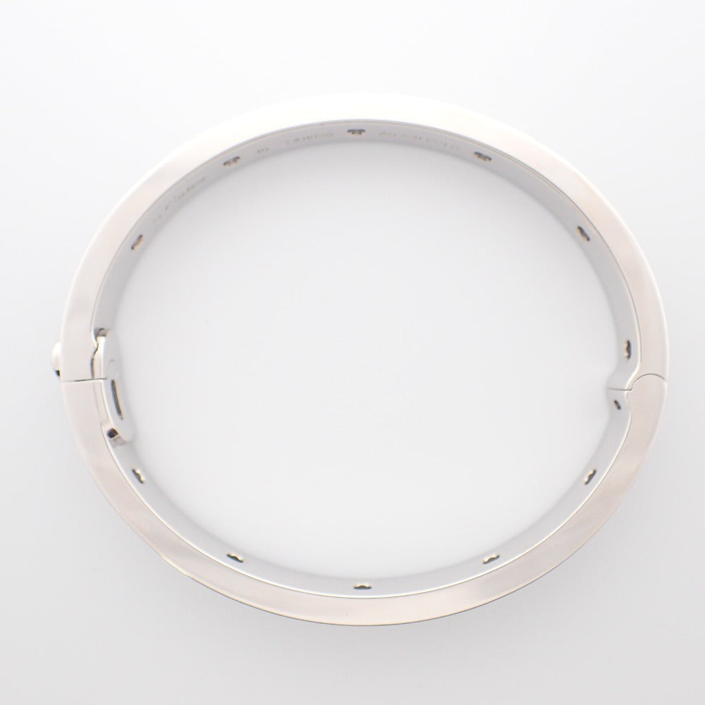 Cartier Full Diamond-Paved 18KT White Gold Love Bracelet, Size 16