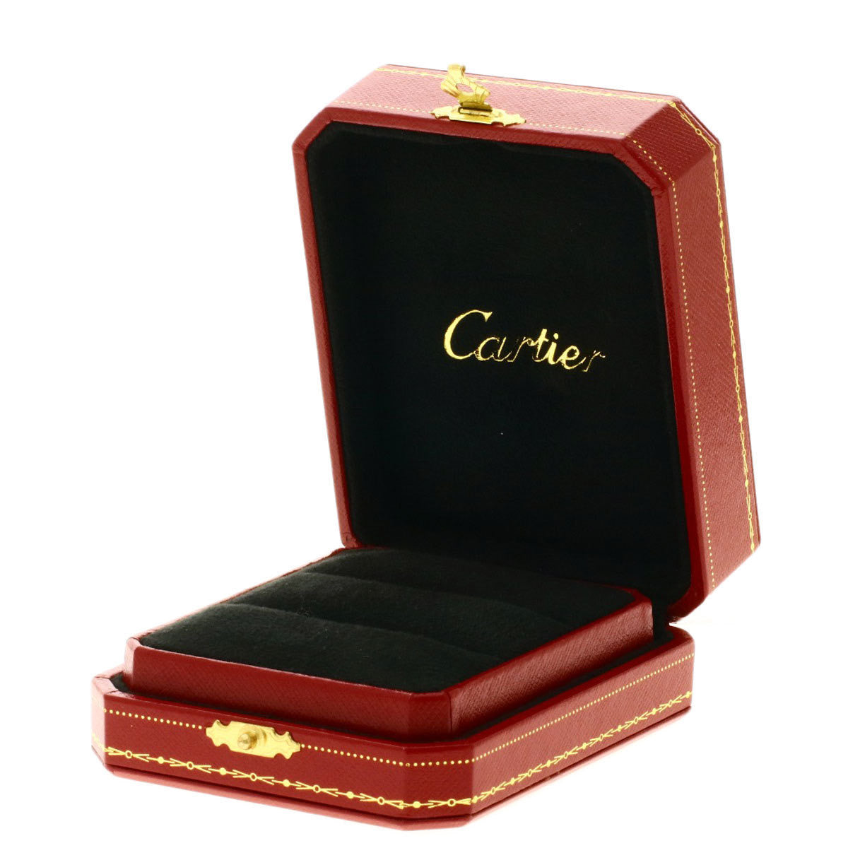 Cartier Diamond Trinity 18KT White Gold Ring Size #51/ US 5.5