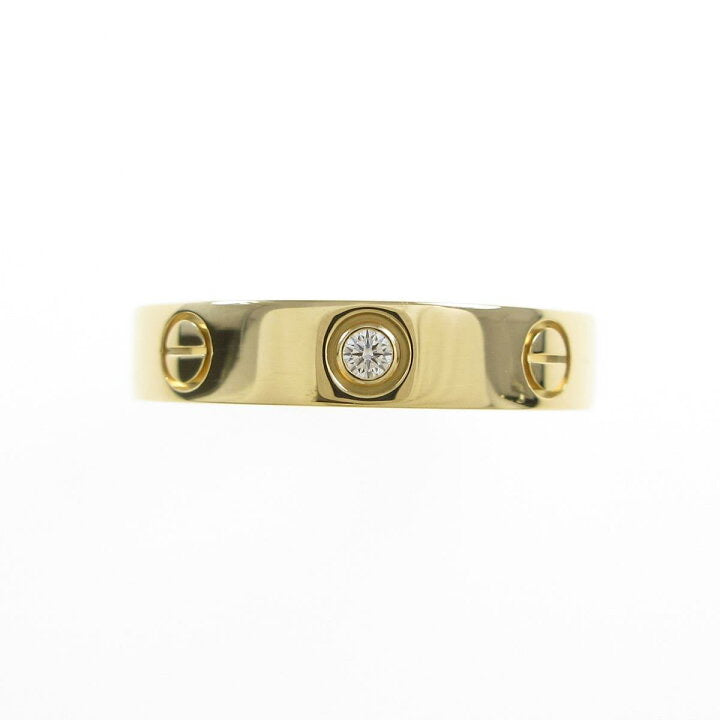Cartier 1P Diamond 18KT Yellow Gold Love Ring Size 51/ 5.5