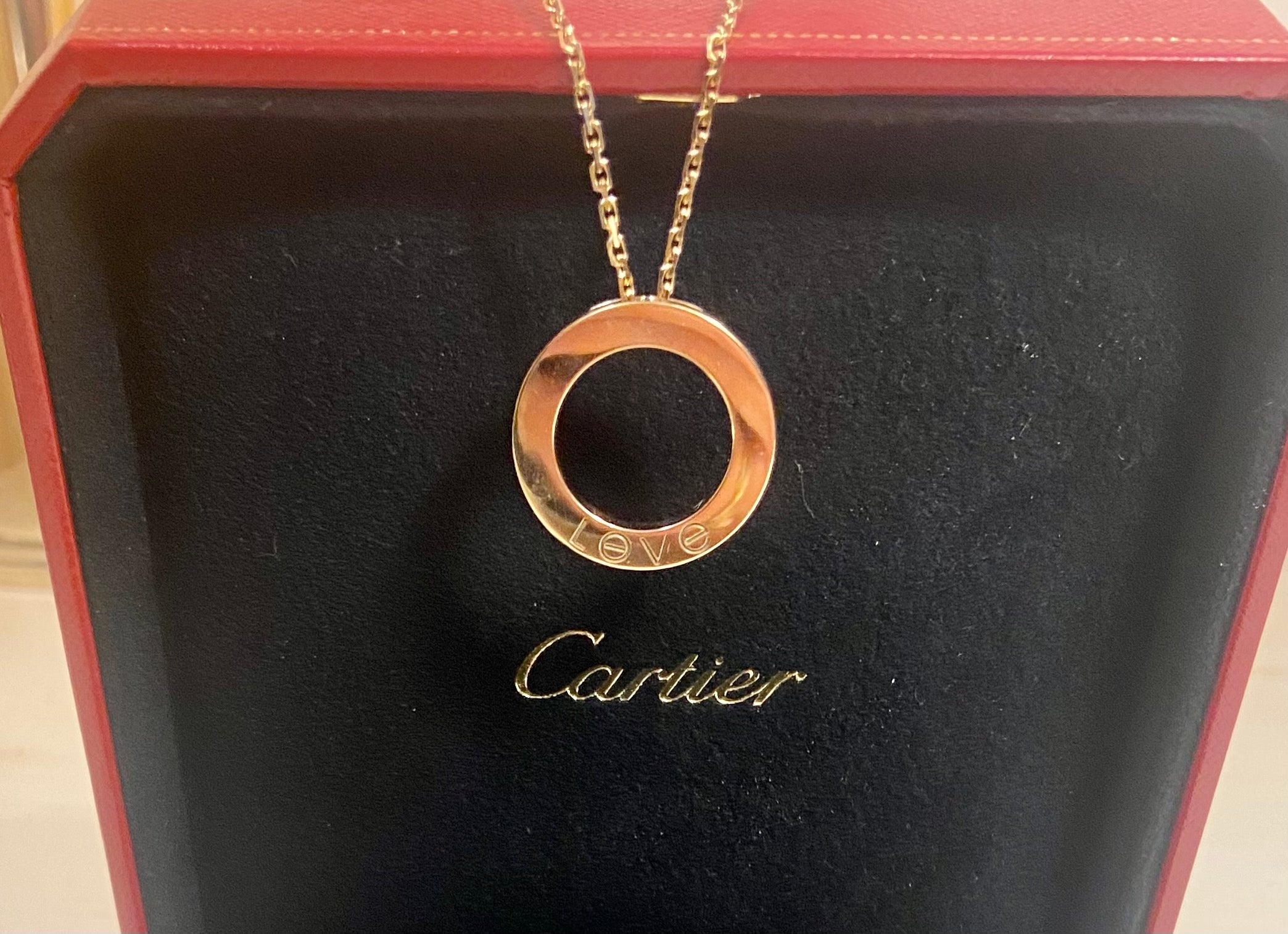 Cartier 18Kt Yellow Gold Love Necklace