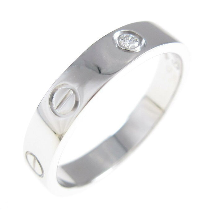 Cartier Wedding/ Mini 18KT White Gold Love Ring Size 51/ US 5