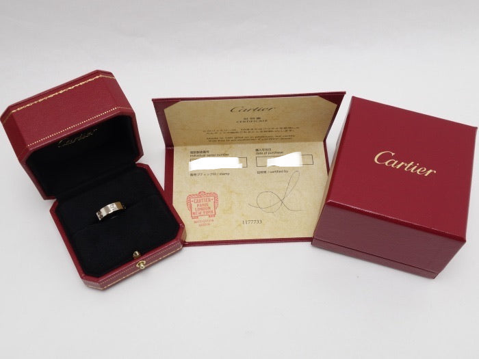 Cartier Love 18KT White Gold Ring #54 / US 6.5