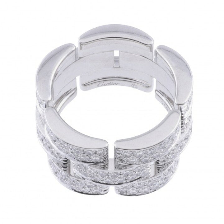 Cartier LM Diamond- Paved Maillon Panthere Ring, Size 57