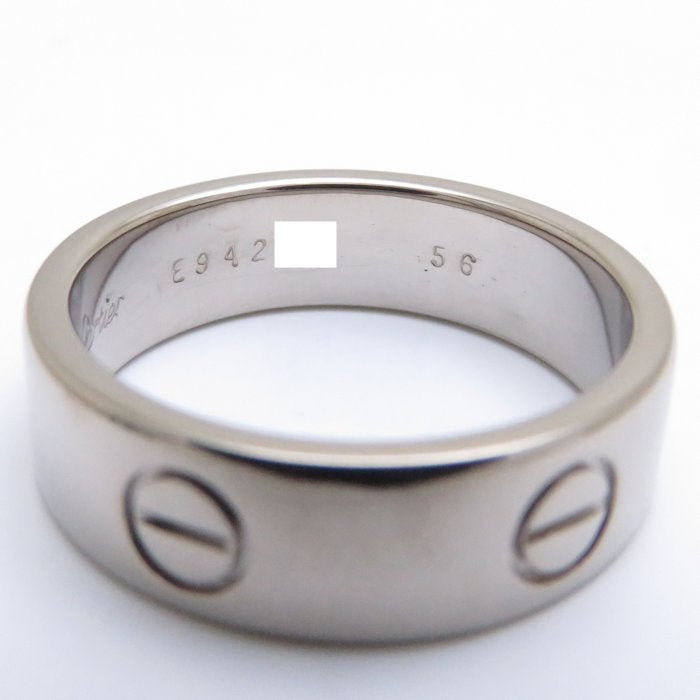Cartier Love Ring 18KT White Gold #56/ US 7.5